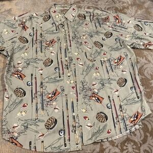 Natural Issue Men’s Fisherman Designed Wrinkle free Cotton Buttondown  Shirt